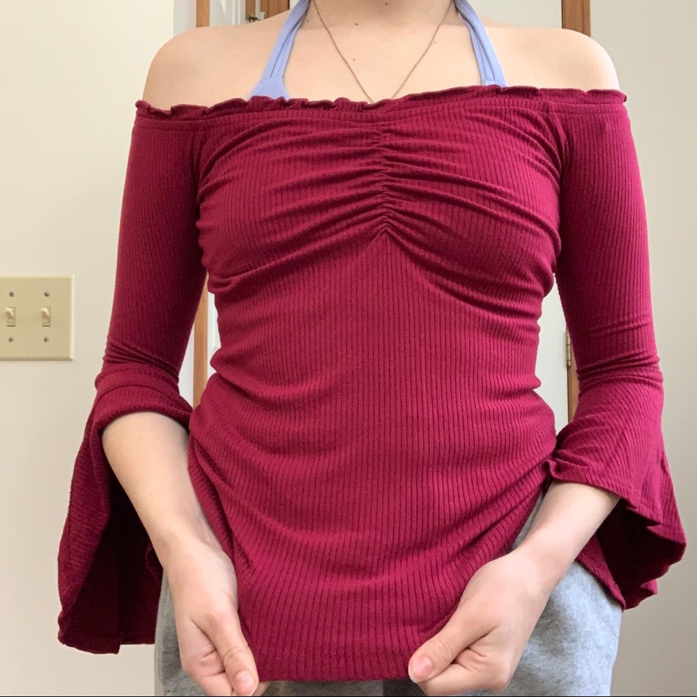 Candie’s Bell Sleeve Top